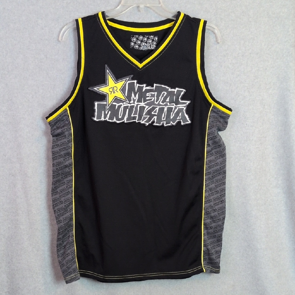 Metal Mulisha Black and Yellow Men's Shirt